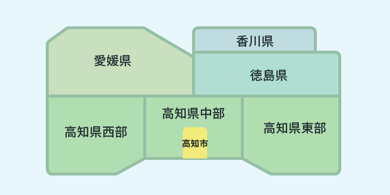 四国エリア地図