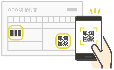 スマートフォンでQRコードまたはバーコードを読み込む