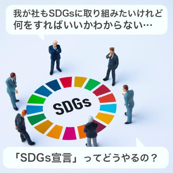 わが社もSDGsに取り組みたいけれど何をすればいいかわからない...、SDGs宣言ってどうやるの？