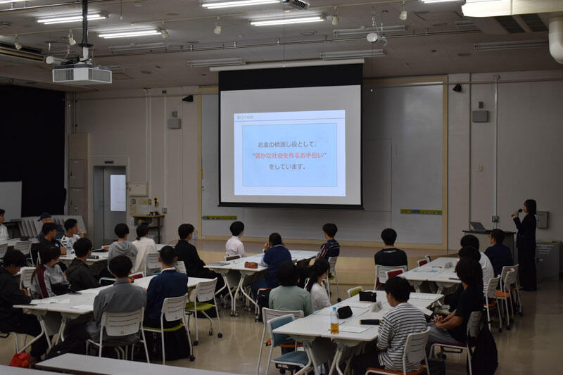 高知大学での講義の様子