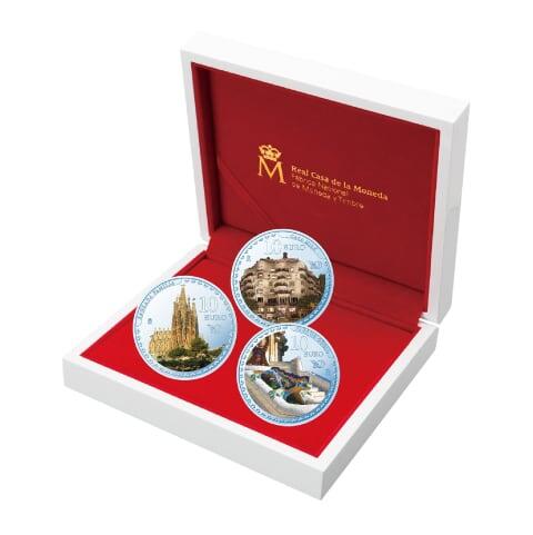  F.カラー銀貨3種セット