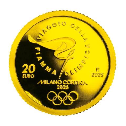 B. 20ユーロ金貨（裏面）