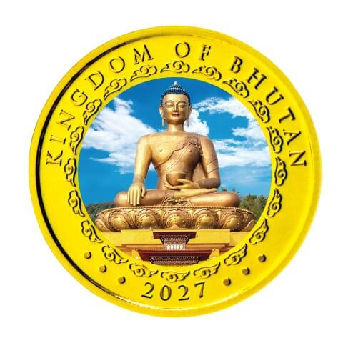 1000ニュルタムカラー金貨（裏面）