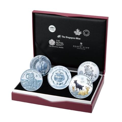 J.銀貨5種セット