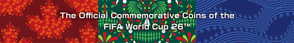 The Official Commemorative Coins of the FIFA World Cup 26™/「FIFAワールドカップ26」公式記念コイン/商品一覧