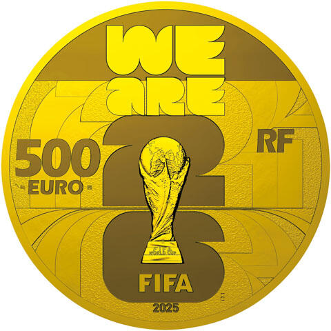 A. 500ユーロ金貨＜フランス＞（裏面）
