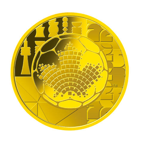 C. 100カナダドル金貨（裏面）