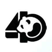 パンダ金貨40周年ロゴ