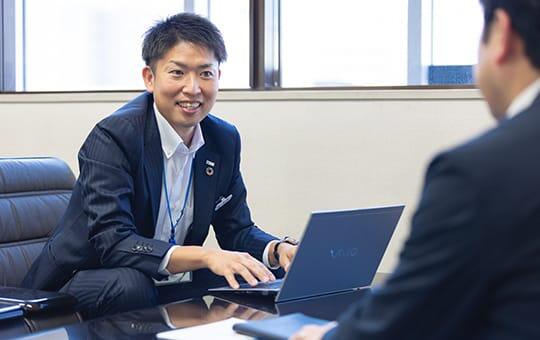 法人渉外の様子