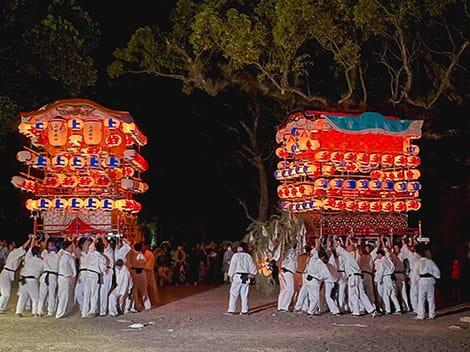 吉良川町の御田八幡宮秋祭