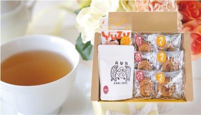 あうんギフト 紅茶とお菓子のセット