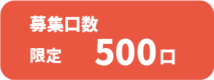 募集口数：限定500口