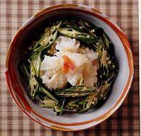 オクラといかの酢のもの