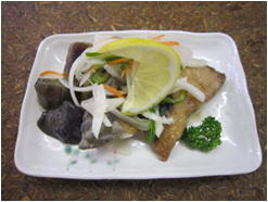 カツオと茄子の南蛮漬け