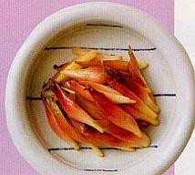 みょうがの酢いり煮
