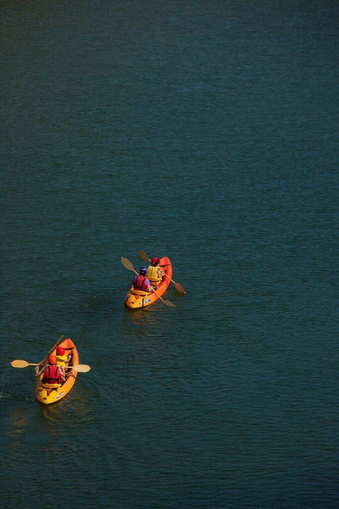 カヌー、カヤック、ボート・ラフティング、パドルボードなどなど体験メニューも充実