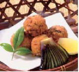 沖ウルメのつみれ揚げ