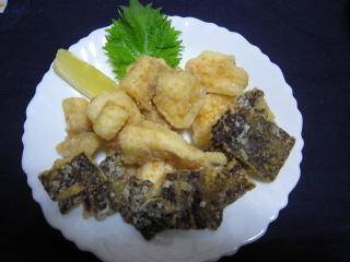 ウツボの唐揚げ