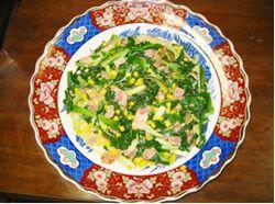 青ねぎのマヨネーズいため