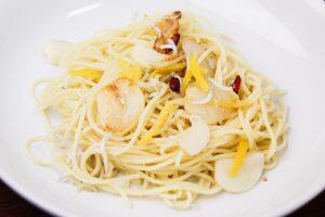 ゆずとしらすのペペロンチーノ