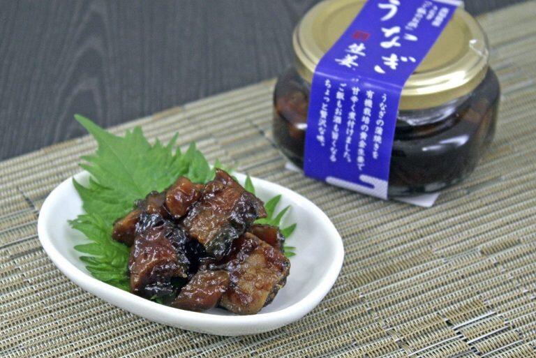 うなぎの蒲焼と四万十町産の有機栽培黄金生姜を使用した『うなぎ生姜』