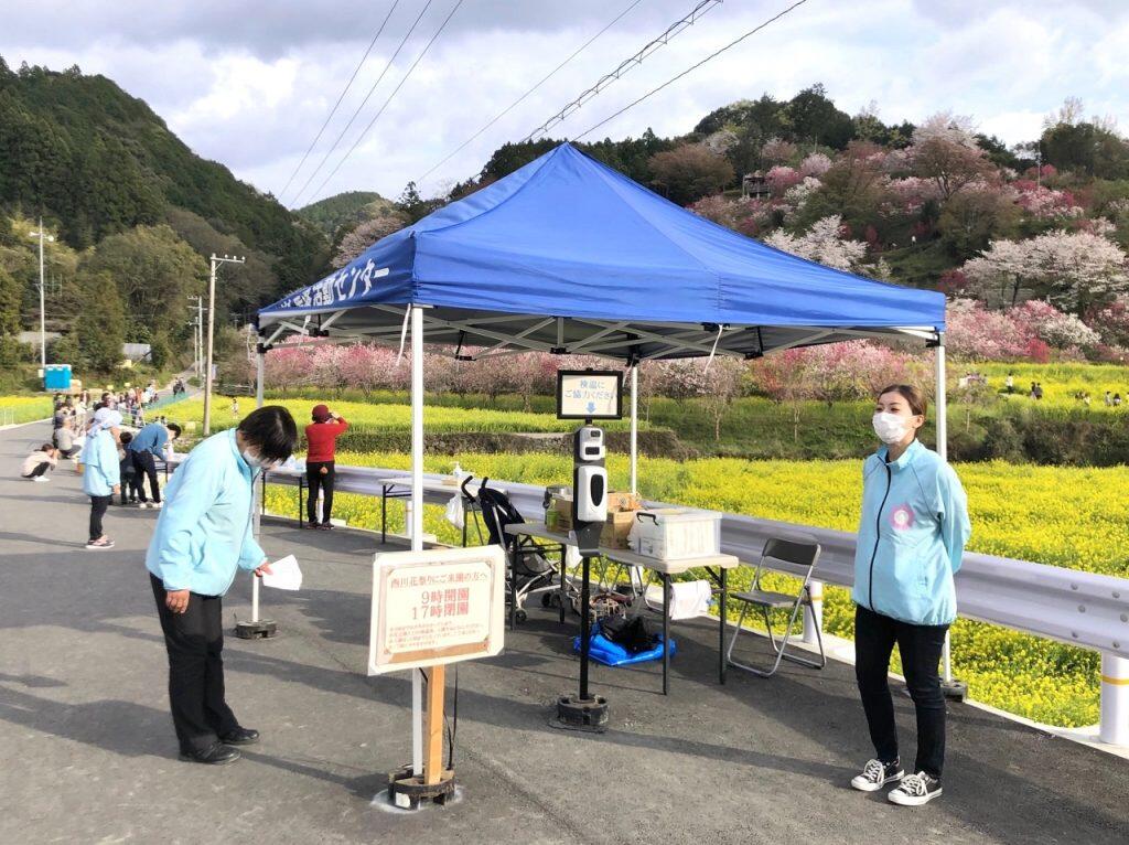 協力金（高校生以上・500円）をBOXに入れ