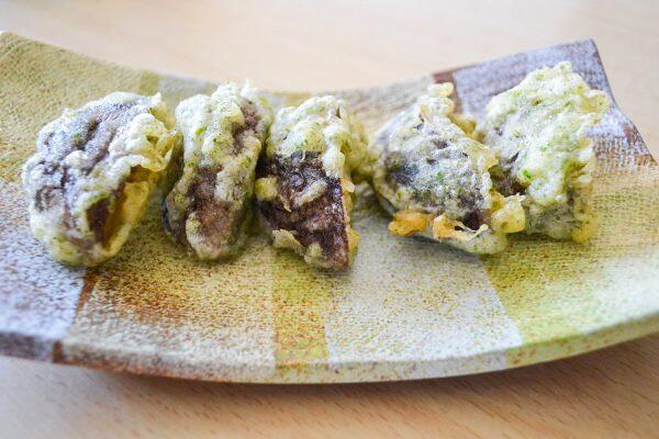 シイタケの磯部揚げ