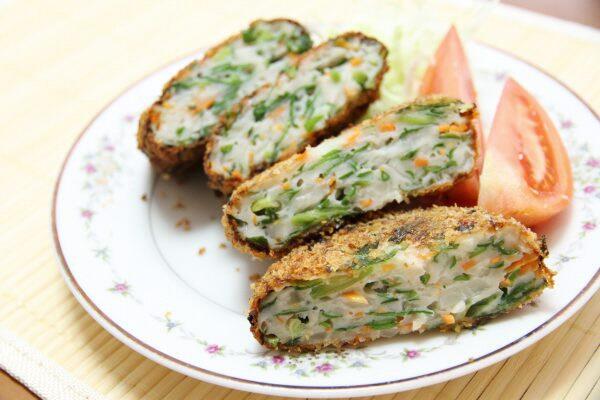 ニラのフィッシュバーグ