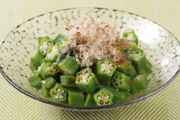 オクラの土佐がけ