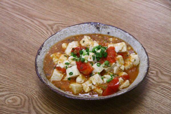 トマトの麻婆豆腐