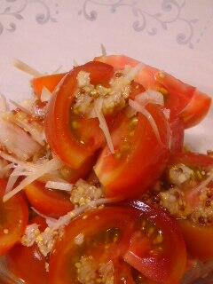 フルーツトマトの新しょうがのハニーマスタード和え