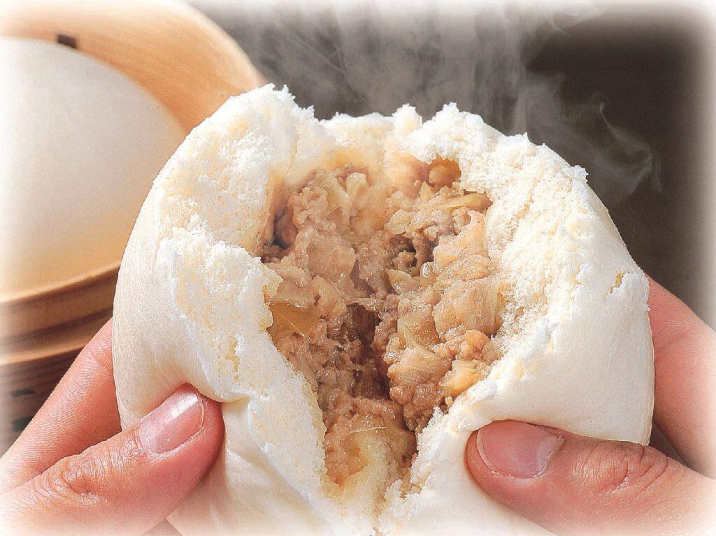 四万十ポークの旨み溢れる「具だくさん豚まん」/道の駅 あぐり窪川