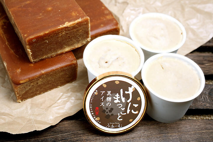 黒潮町産黒糖の上品な甘みを楽しめる『黒糖のアイス』