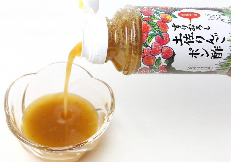 りんごポン酢は、サラダはもちろん、ステーキやハンバーグなど、お肉と合わせるのもオススメ