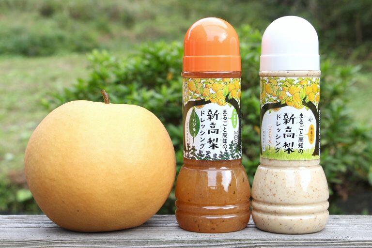 食卓華やぐ「土本観光果樹園」の新高梨ドレッシングとりんごポン酢