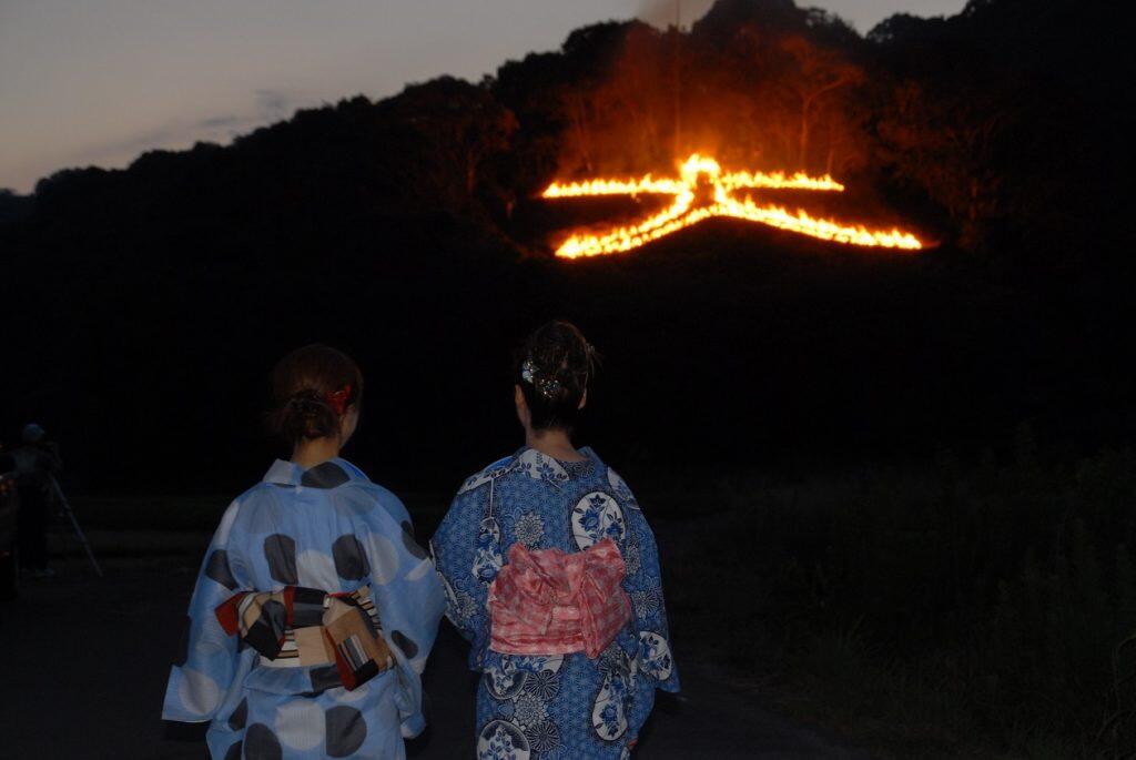 土佐中村『大文字の送り火』