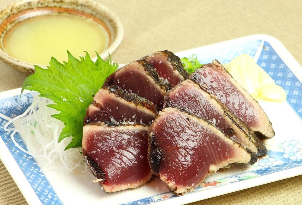 ひろめ市場/明神丸ひろめ市場店/藁焼き鰹のたたき