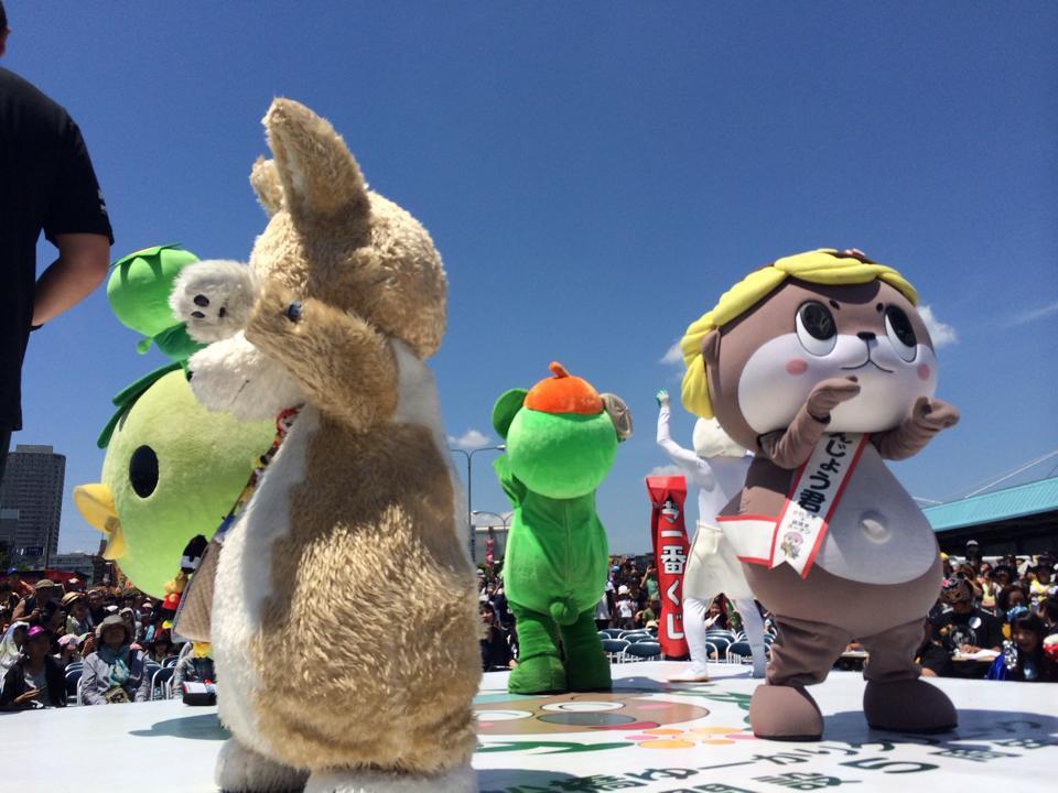 イベント参加のしんじょう君