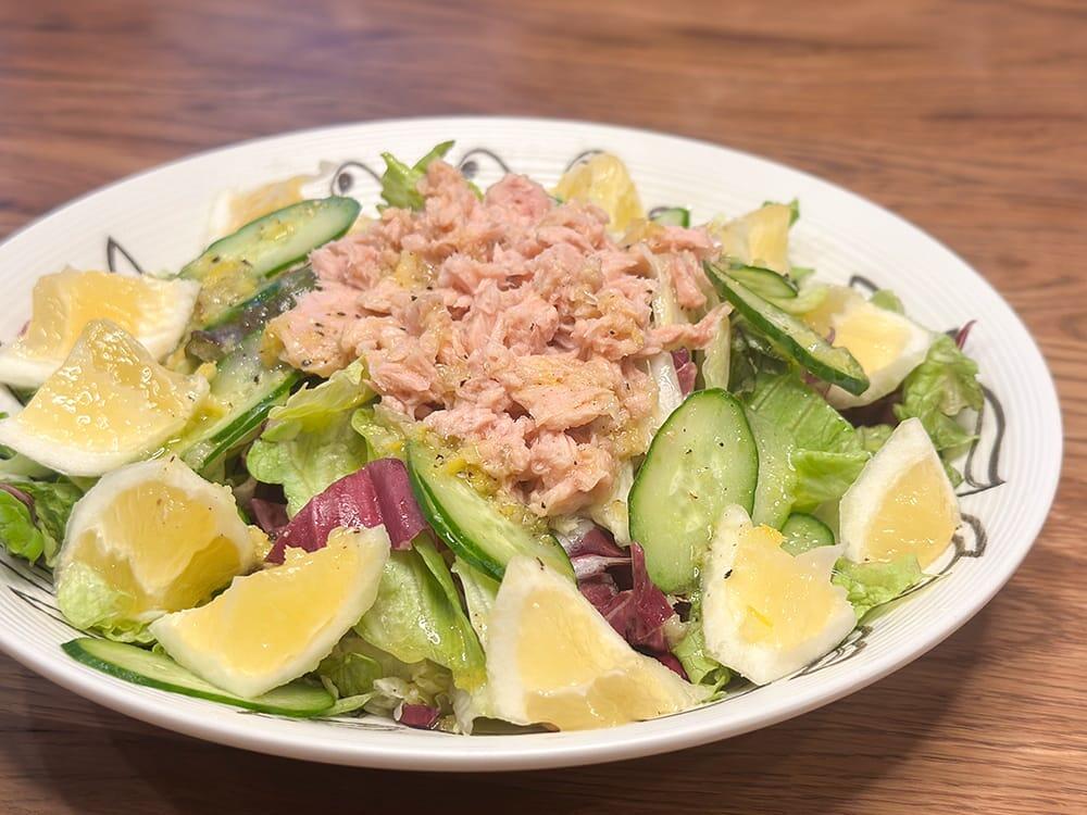 土佐小夏とツナの爽やかサラダ