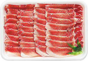 自然豊かな四万十町の契約農家から仕入れている「芋豚ロース」