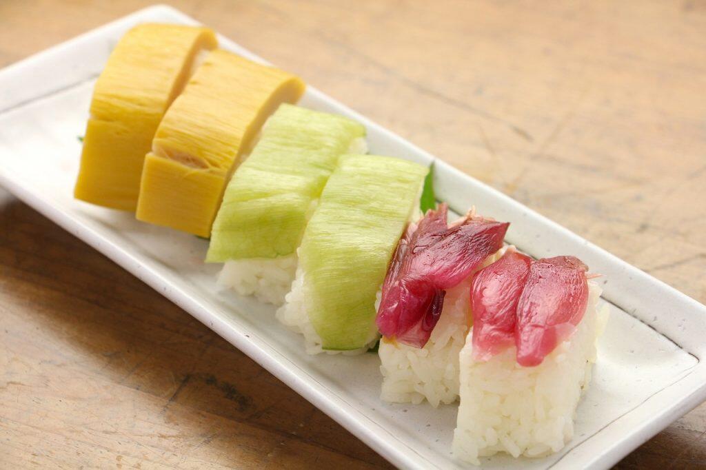 手作りの田舎寿司