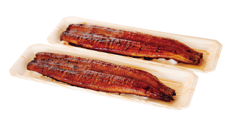 「うなぎ屋 きた本」人気の蒲焼きは、白焼きしたうなぎを蒸しあげた後、焼き加減を見ながら秘伝の1番ダレと2番ダレを絡め、須崎市産の炭でじっくりと焼き上げたこだわりの逸品