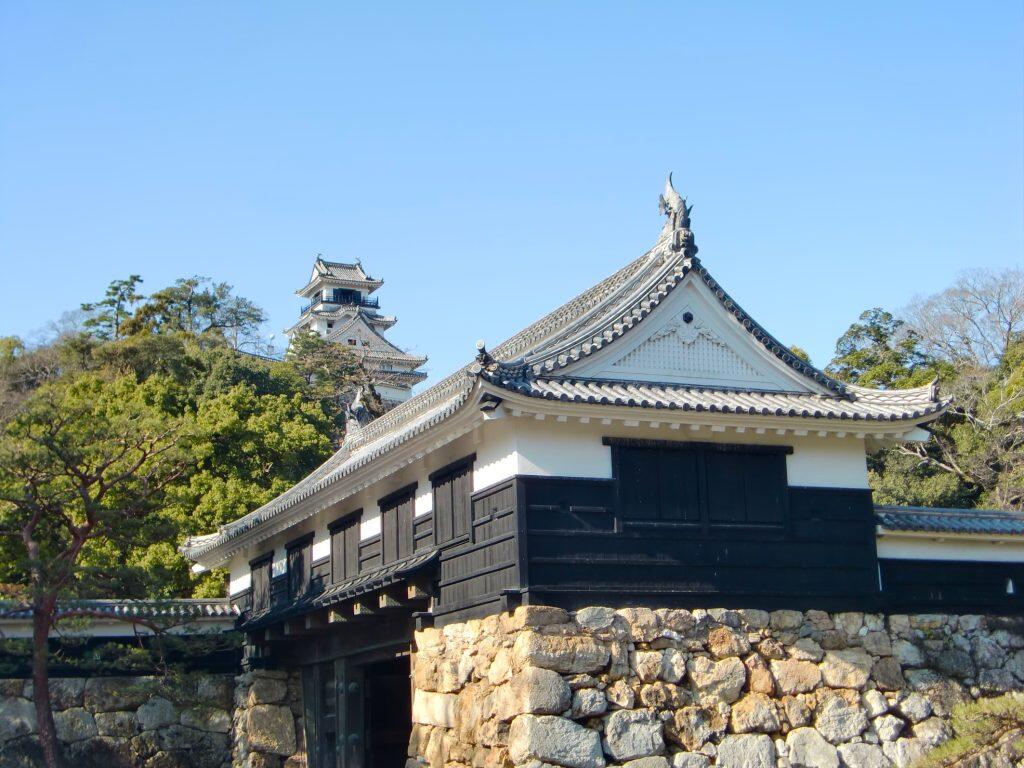 高知城・追手門