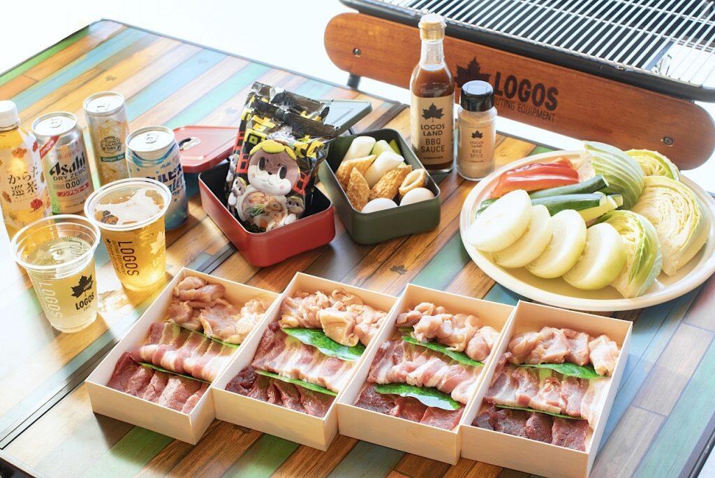 高知県産の食材と飲み放題のセットもあり、手ぶらで行ってもバーベキューを堪能できます