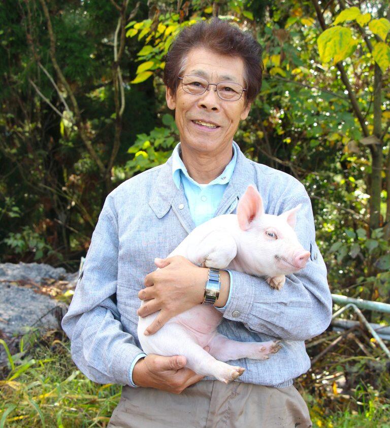 米ヶ岡地区にある「小松農場」