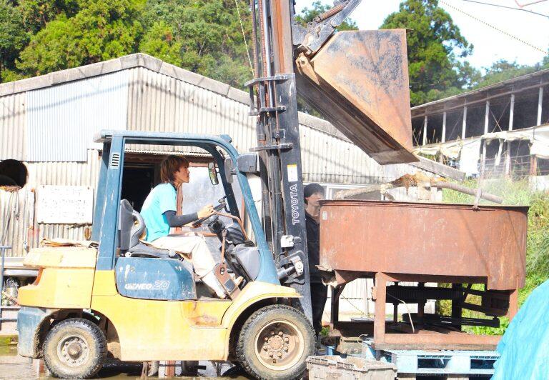 5m×10mほどに区切った場所で飼育