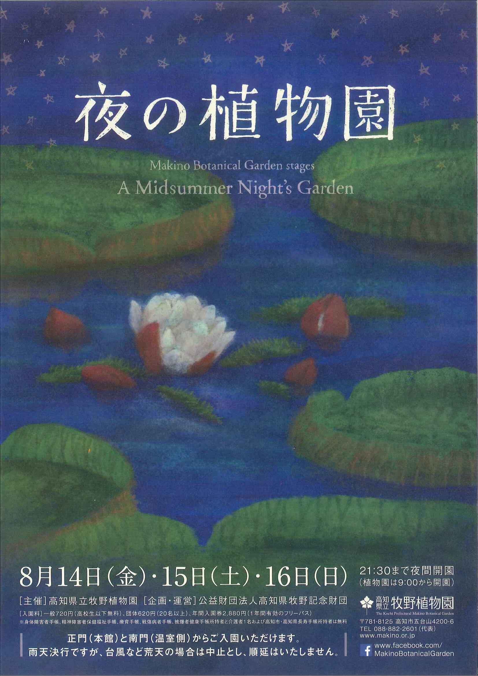 『夜の植物園』へ出かけよう!