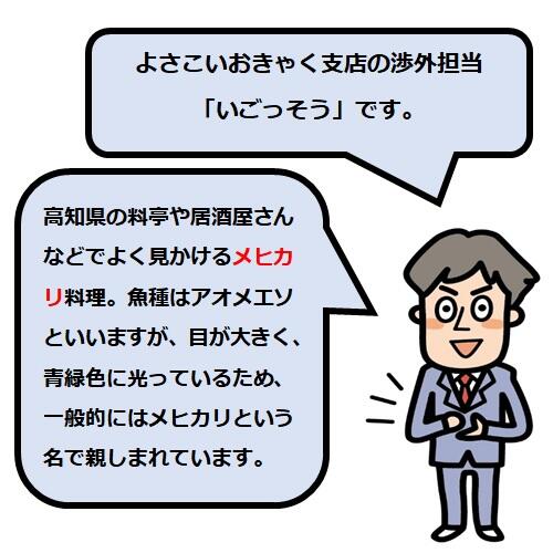 この魚、見た目がちょっと変わっている(恐ろしい?)ので、頭を落としたカタチで提供されることが多いのですが、その姿からは想像もつかないほど美味しい、高知の定番・酒肴なんですよ!