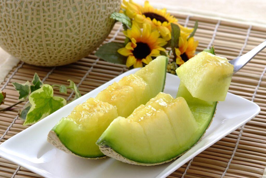 南国の太陽を浴びて育った高品質のメロン♪