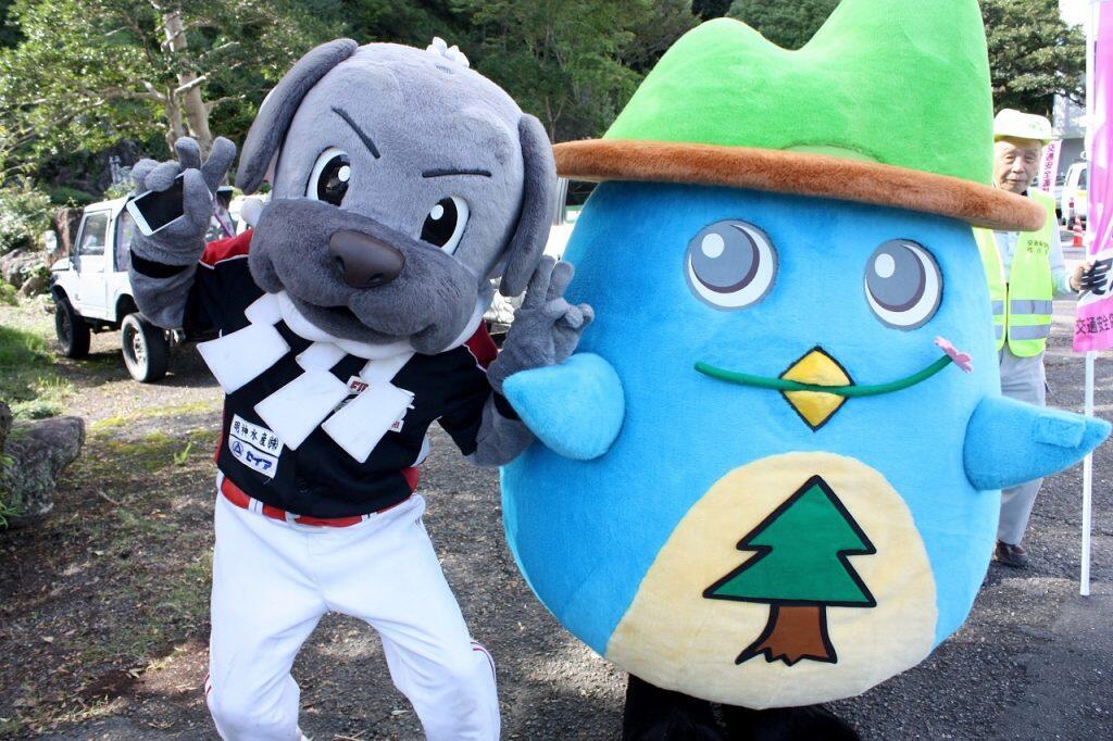 親友は「高知ファイティングドッグス」のマスコット「ドッキー」